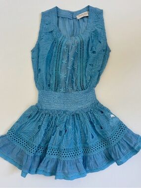 Ramy Brook - Light Blue Embroidered Eyelet Dress